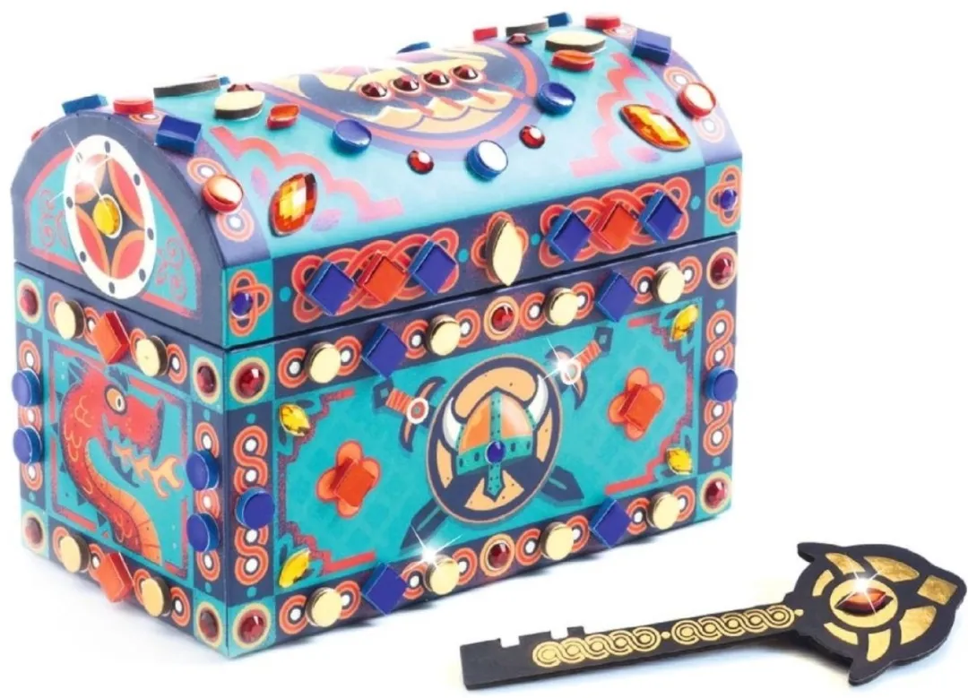 Djeco Super Trésor Creatief Knutselset Mozaïeken & Stickers - Multicolor