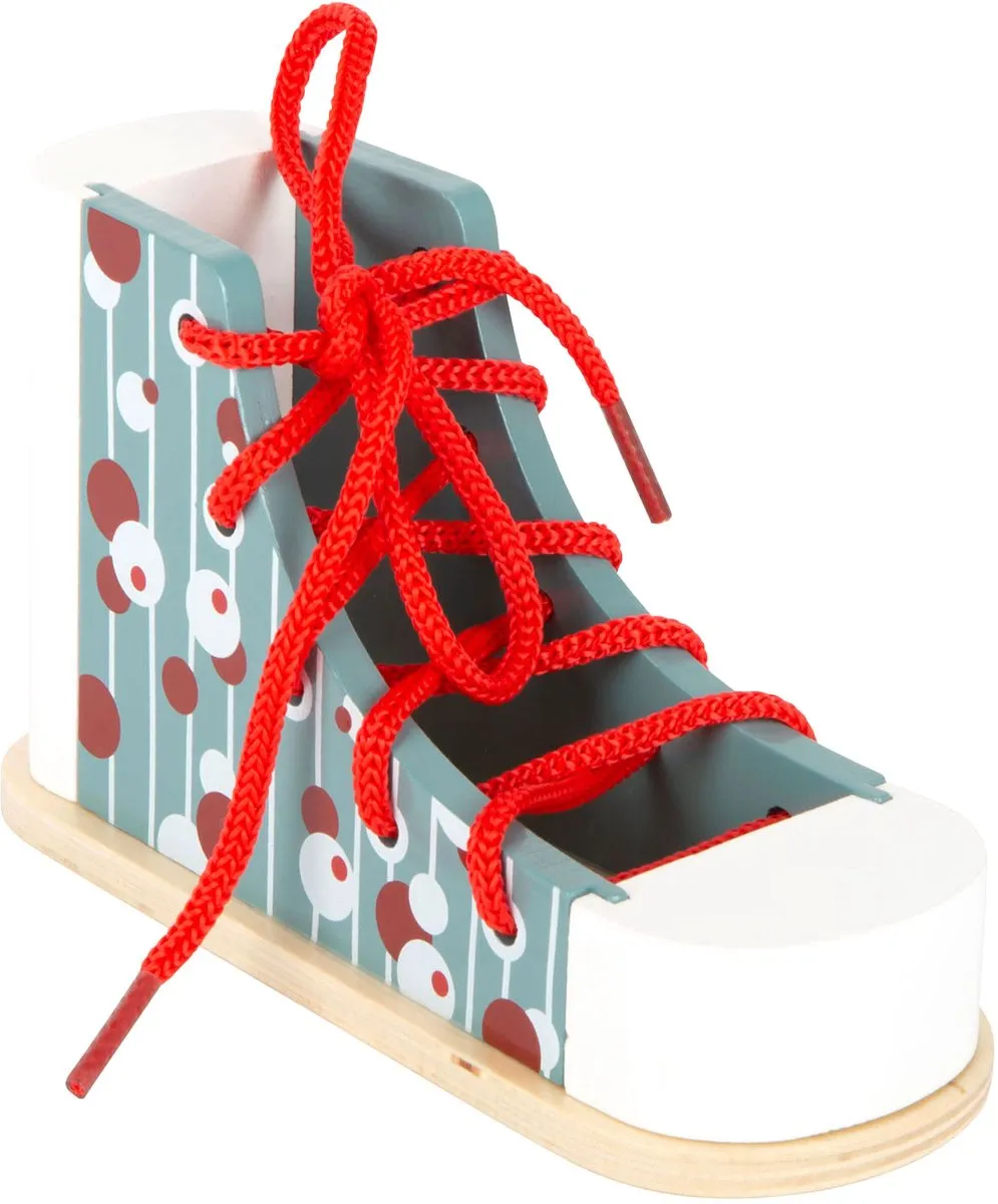 Small Foot Houten Rijgschoen Multicolor