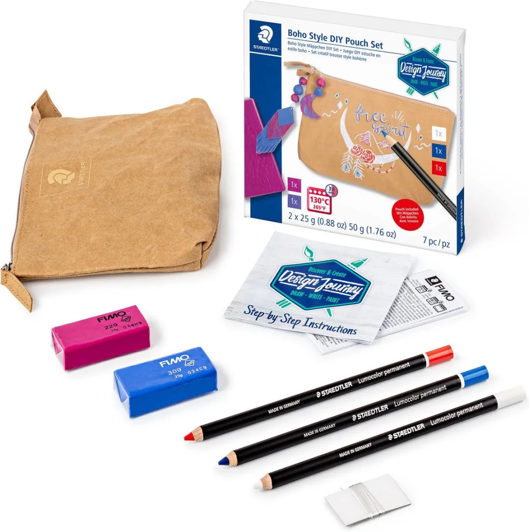 STAEDTLER Boho Style DIY Pouch Set
