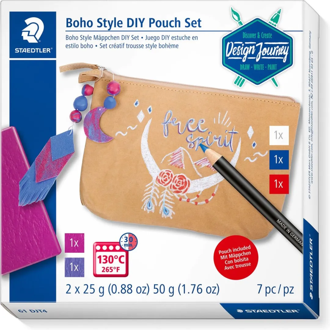 STAEDTLER Boho Style DIY Pouch Set