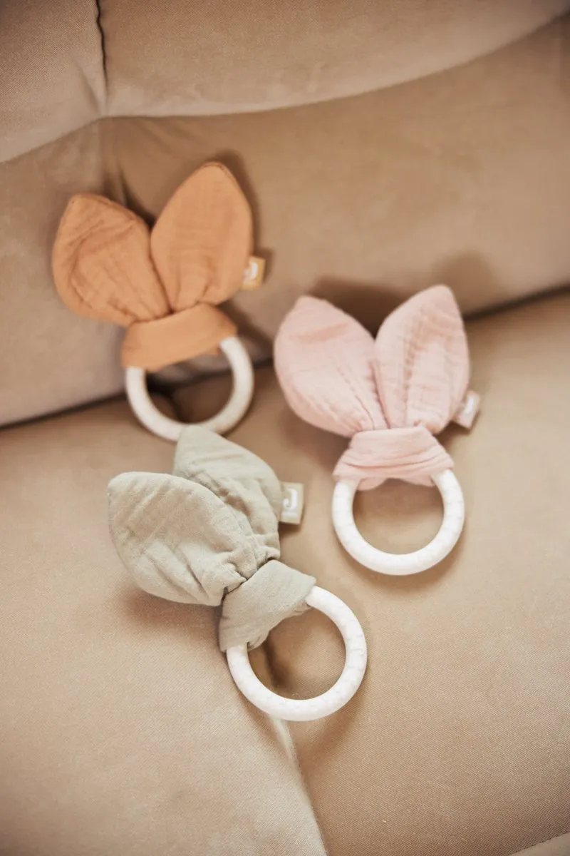 Jollein Siliconen Bunny Ears - Olive Green