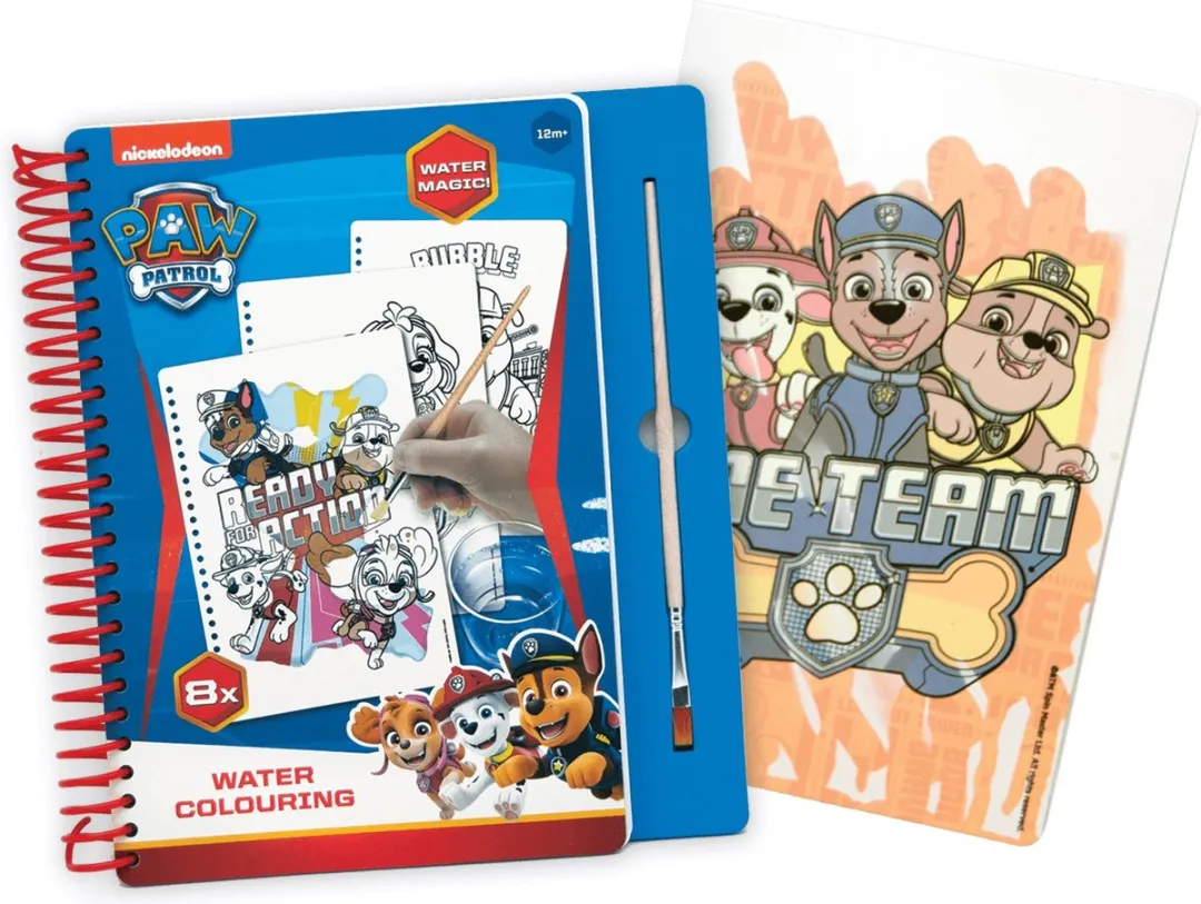 Paw Patrol Waterverfboek 20x22cm