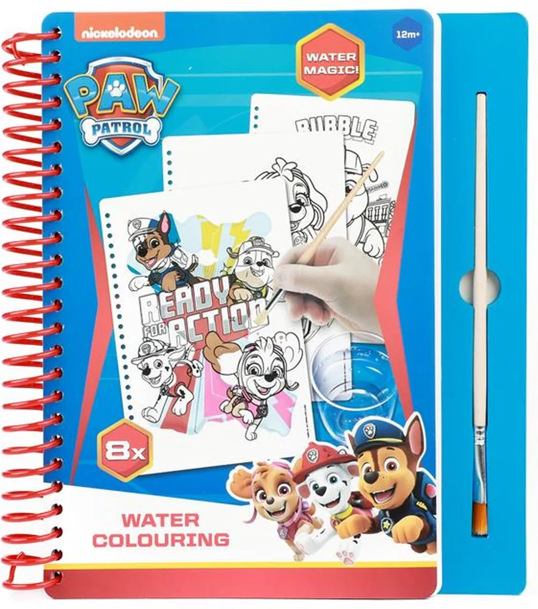 Paw Patrol Waterverfboek 20x22cm - Multicolor