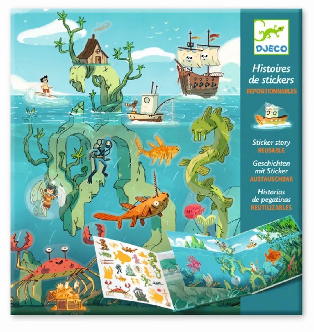 Djeco Adventures at Sea Stickers