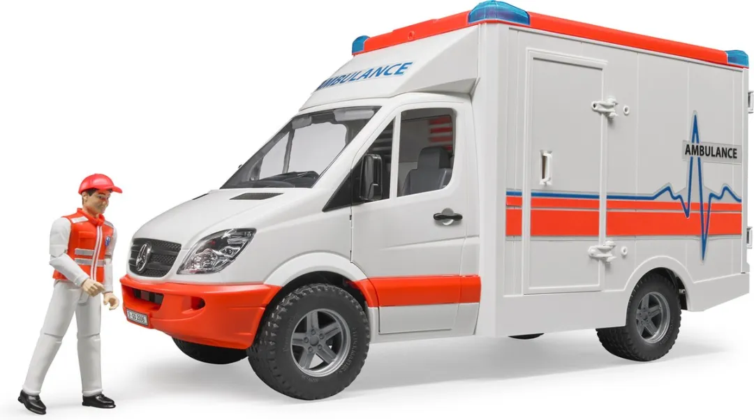 Bruder Mercedes-Benz Sprinter Ambulance 411082 - Licht & Geluid