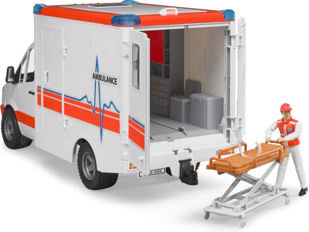 Bruder Mercedes-Benz Sprinter Ambulance 411082 - Licht & Geluid