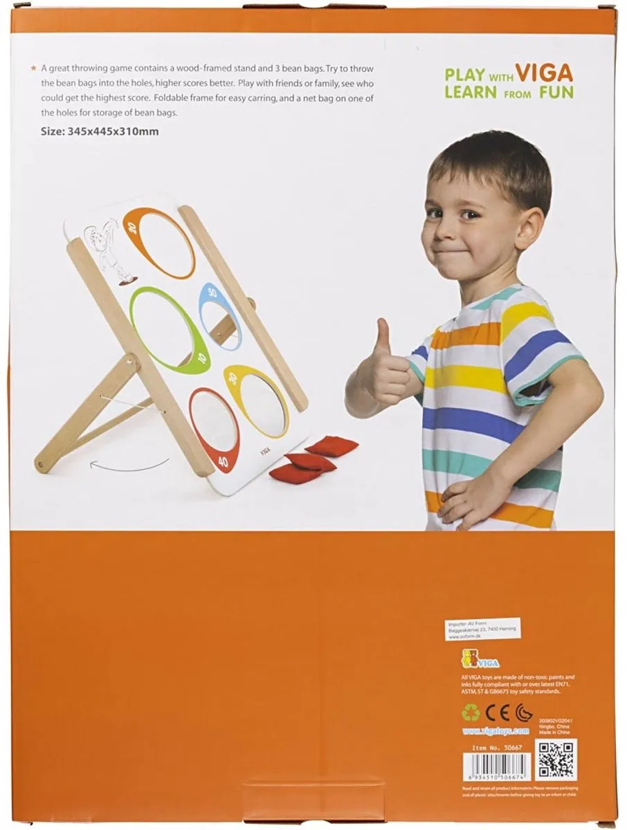Viga Toys Buitenspel Zakkenwerpen 44,5cm - Multicolor
