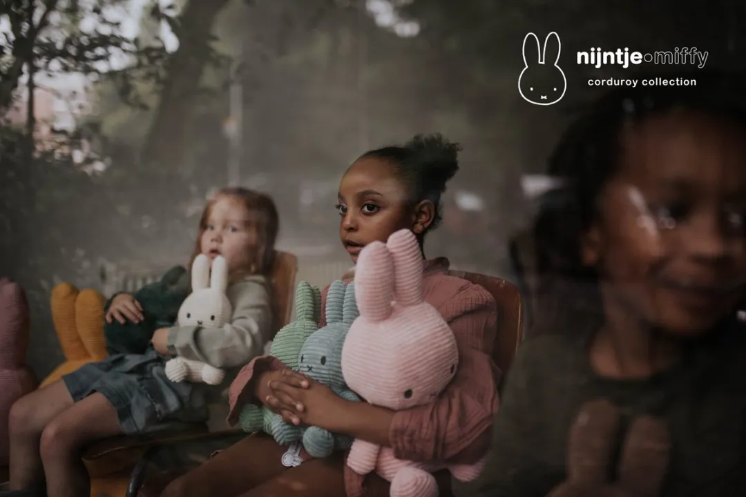 Nijntje Corduroy Pink 23cm ECO - Knuffel Pink