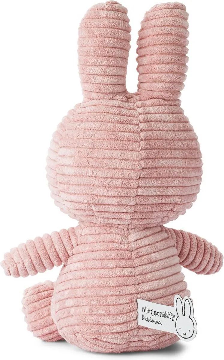 Nijntje Corduroy Pink 23cm ECO - Knuffel Pink