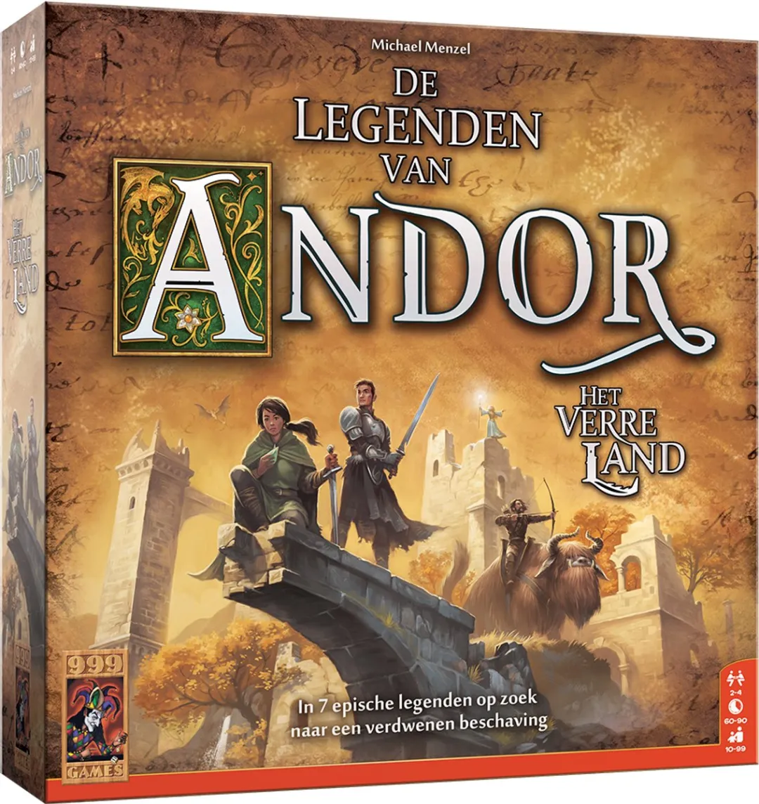 999 Games De Legenden van Andor Het Verre Land Coöperatief Bordspel 999-LVA13
