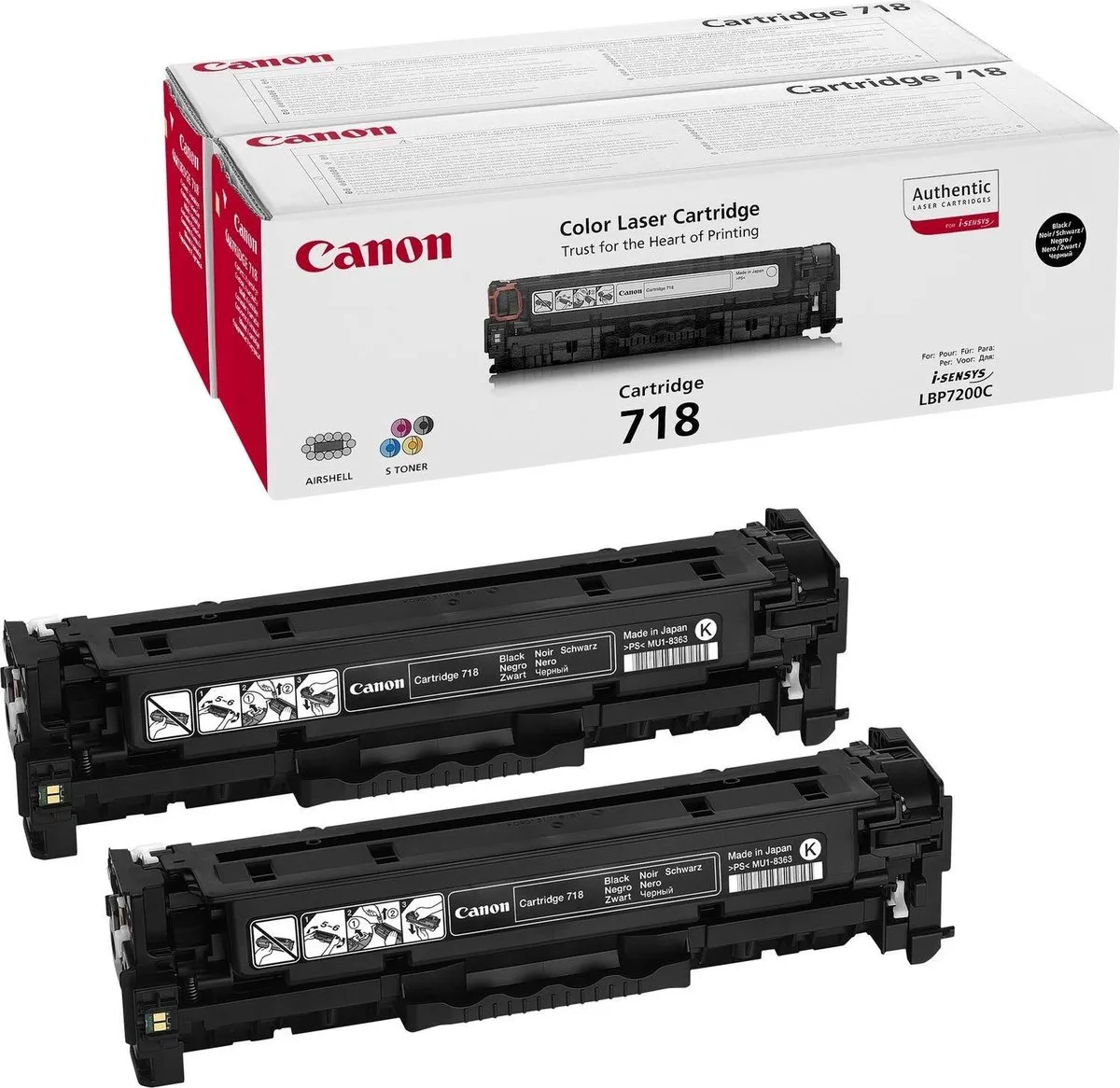 Canon 2662B005 Tonercartridge Zwart
