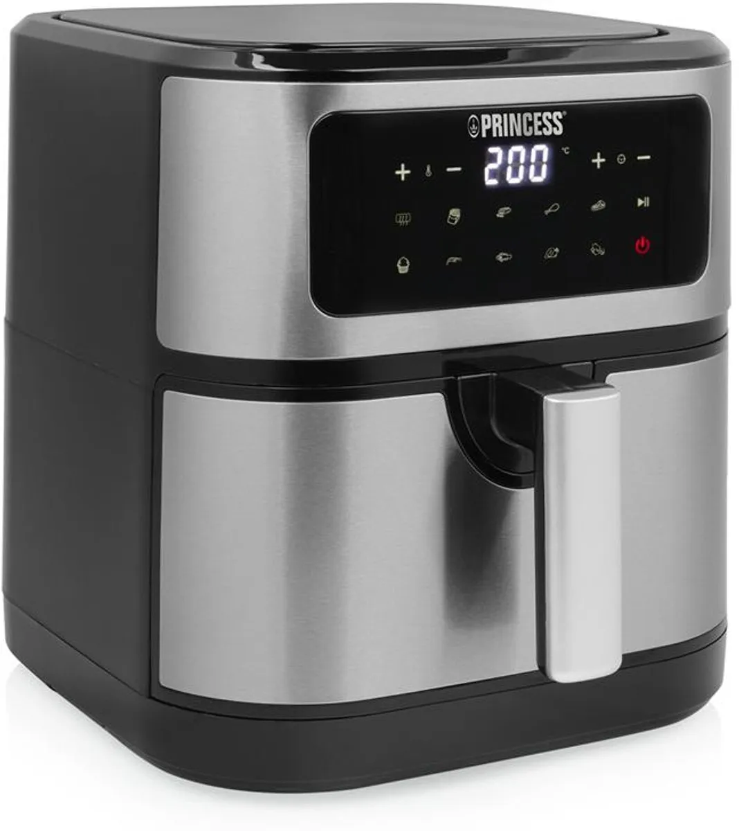Princess 183043 Heteluchtfriteuse 7L - 1800W - 10 Programma's - Zwart - afbeelding 6 van 6
