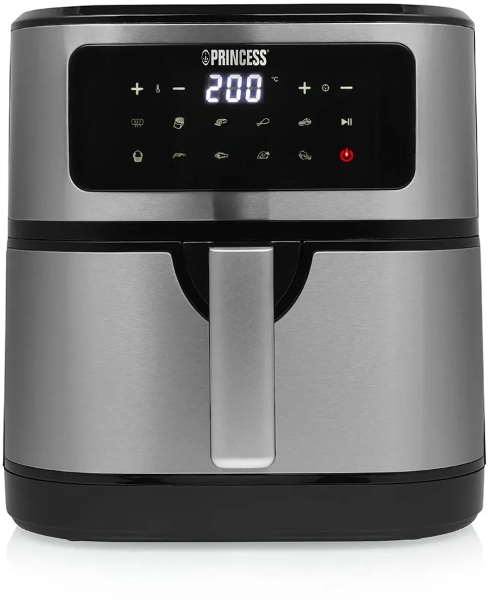 Princess 183043 Heteluchtfriteuse 7L - 1800W - 10 Programma's - Zwart