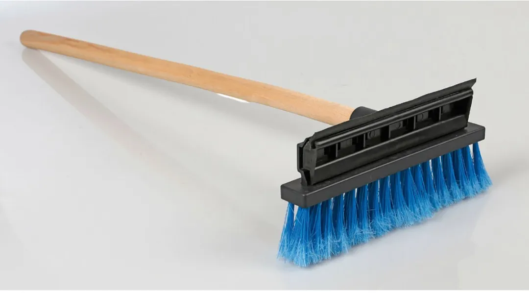 Lampa Squeegee Borstel 25cm - Blauw - 60cm Houten Steel