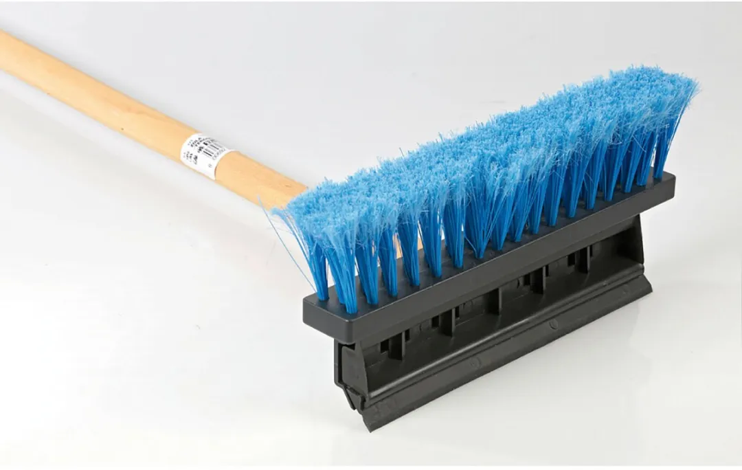Lampa Squeegee Borstel 25cm - Blauw - 60cm Houten Steel - afbeelding 6 van 6