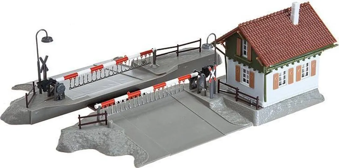 Faller H0 Overweg met baanwachtershuisje - Neutral