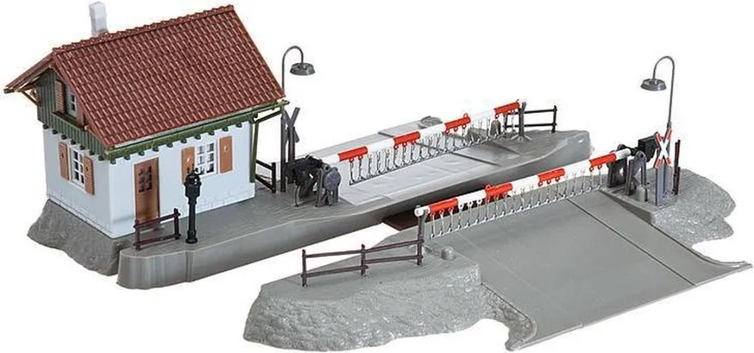 Faller H0 Overweg met baanwachtershuisje - Neutral