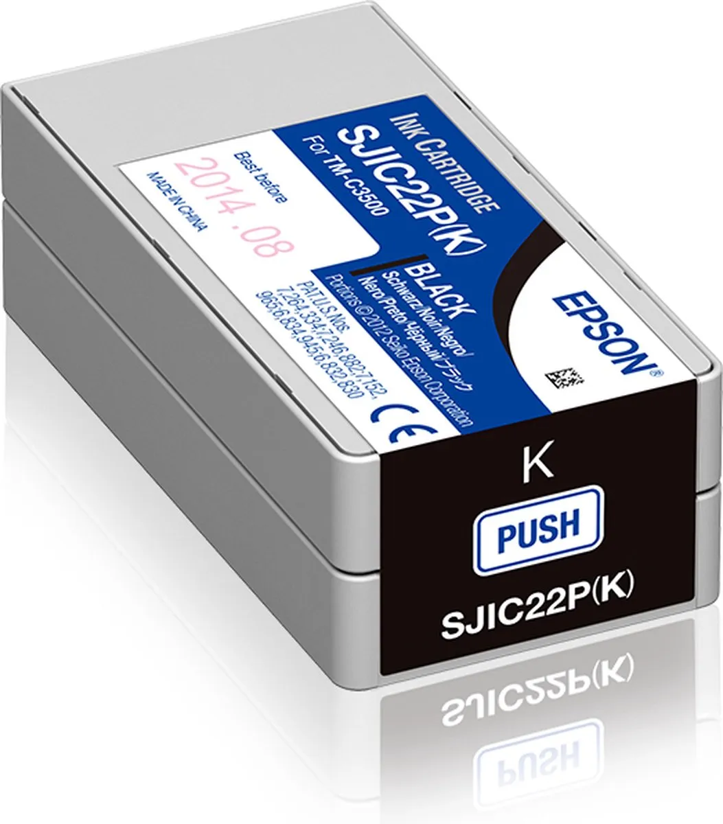 Epson SJIC22P(K) Inktcartridge - Zwart 33ml