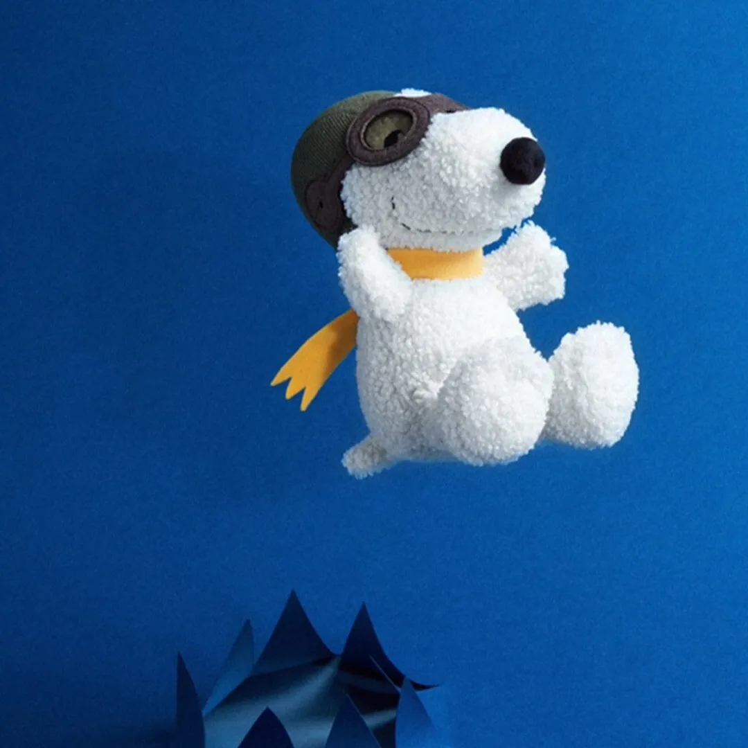Bon Ton Toys Peanuts Snoopy Flying Ace Eco Tiny Teddy - 20cm - Multicolor