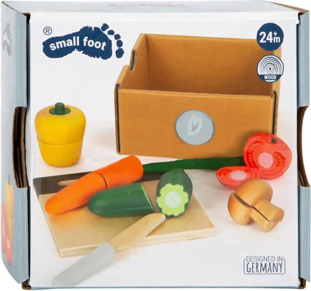 Small Foot Houten Snij- en Speelgroenten 13-delig - Multicolor