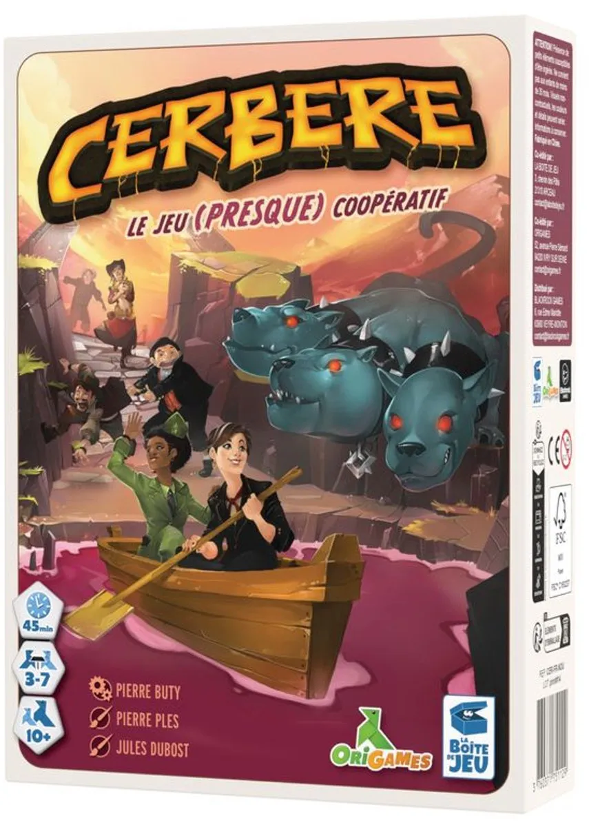 Blackrock Games CERBERE Nouvelle VERSION, Kaartspel, 10 jaar, 45 min