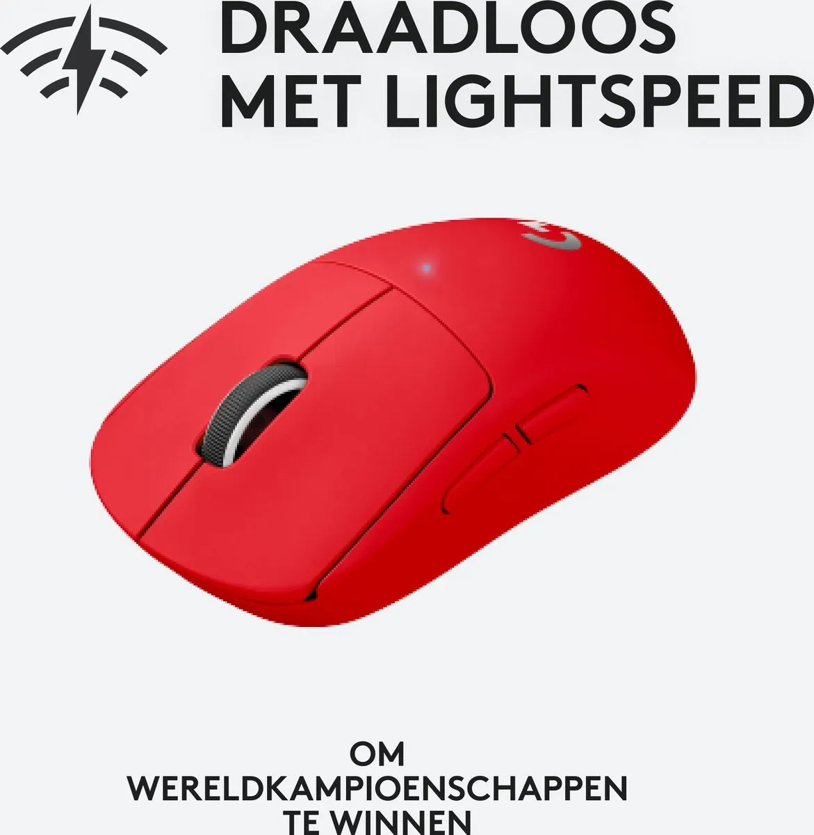 Logitech G Pro X SUPERLIGHT - Draadloze Esports Gaming Muis - Rood