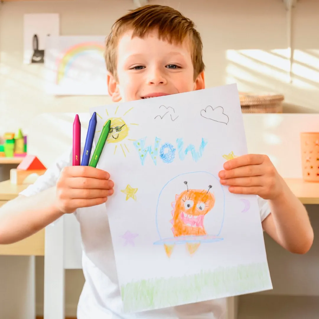 Bic Kids Plastidecor Driehoekige Kleurkrijtjes - 12 Stuks - Assorti - afbeelding 6 van 6