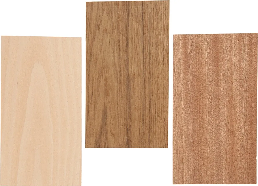 Creativ Company Hout Fineer 12x22cm - 3 Vel - Naturel