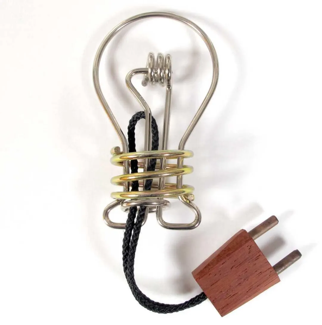 Recent Toys denkspel puzzel Metal Light Bulb