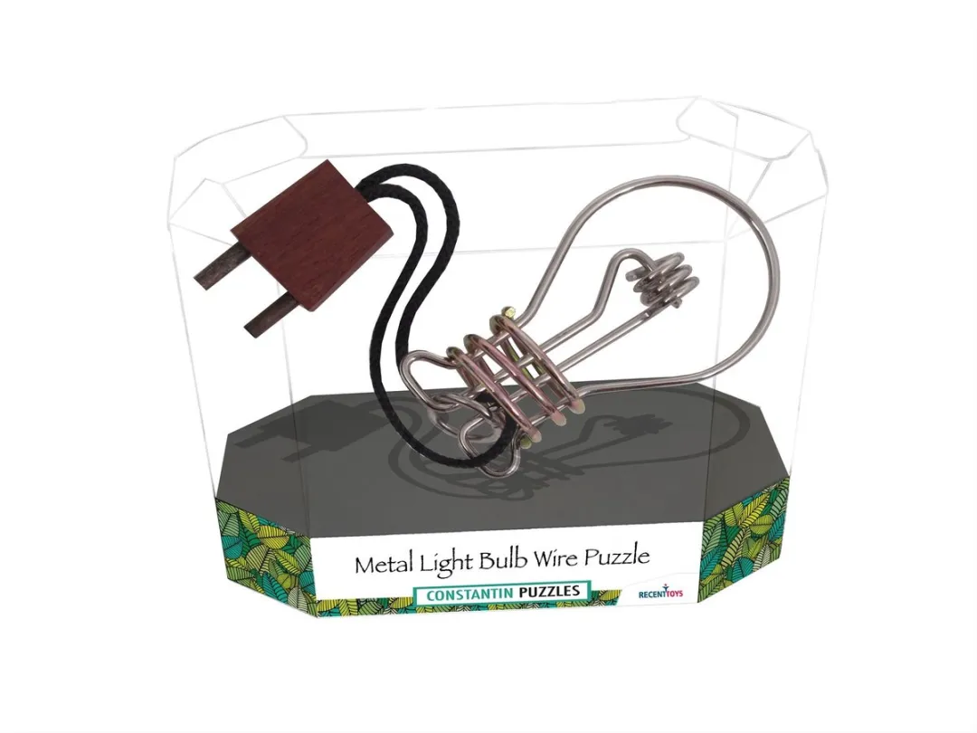 Recent Toys denkspel puzzel Metal Light Bulb