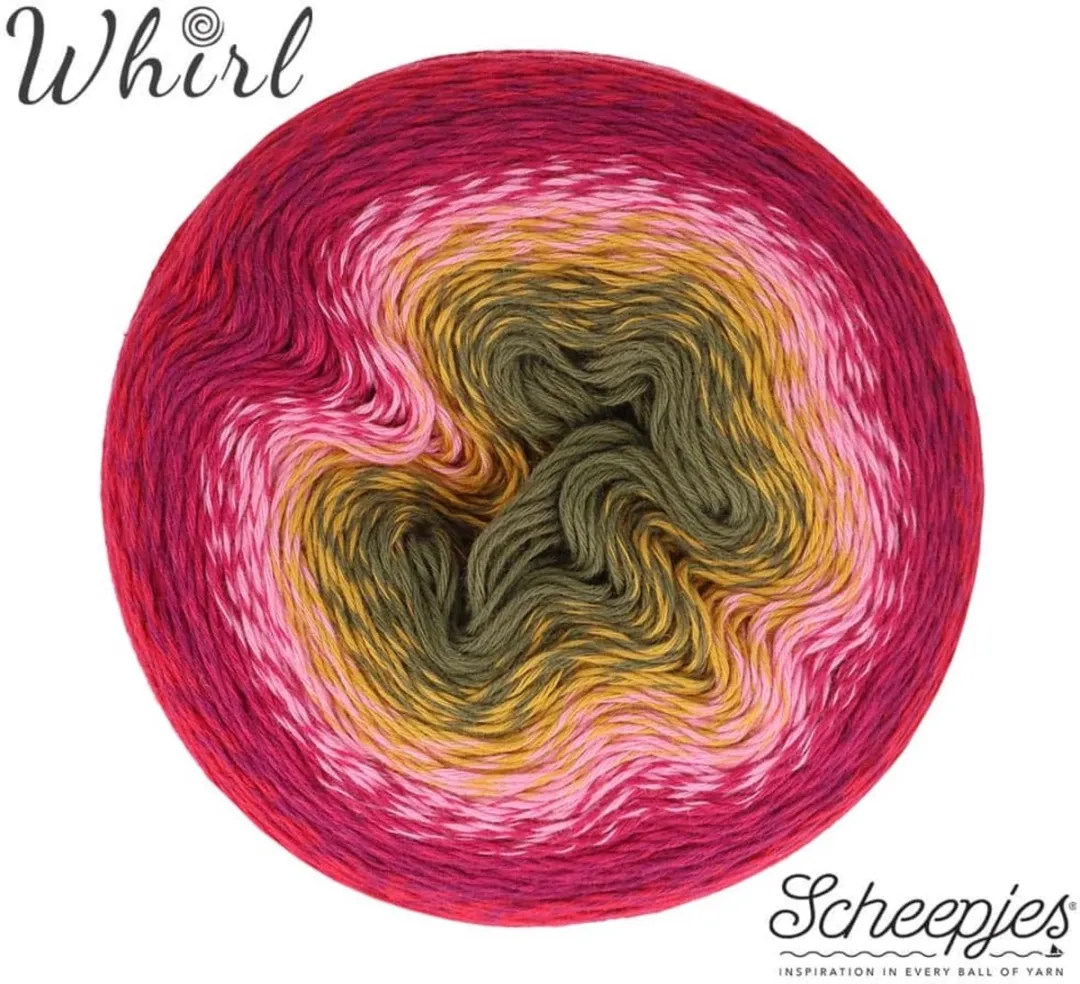 Scheepjes Whirl 1000m - 793 Goji Sorbet Dream