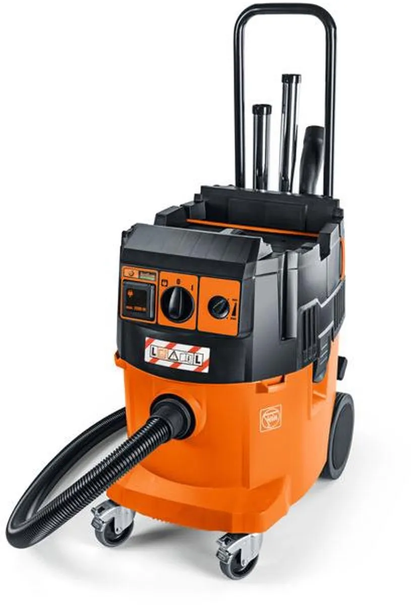Fein Dustex 35 LX AC Industriële Stofzuiger 35L - Oranje/Antraciet - afbeelding 3 van 6