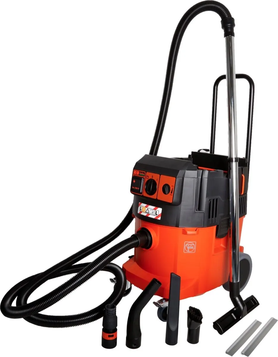 Fein Dustex 35 LX AC Industriële Stofzuiger 35L - Oranje/Antraciet - afbeelding 5 van 6