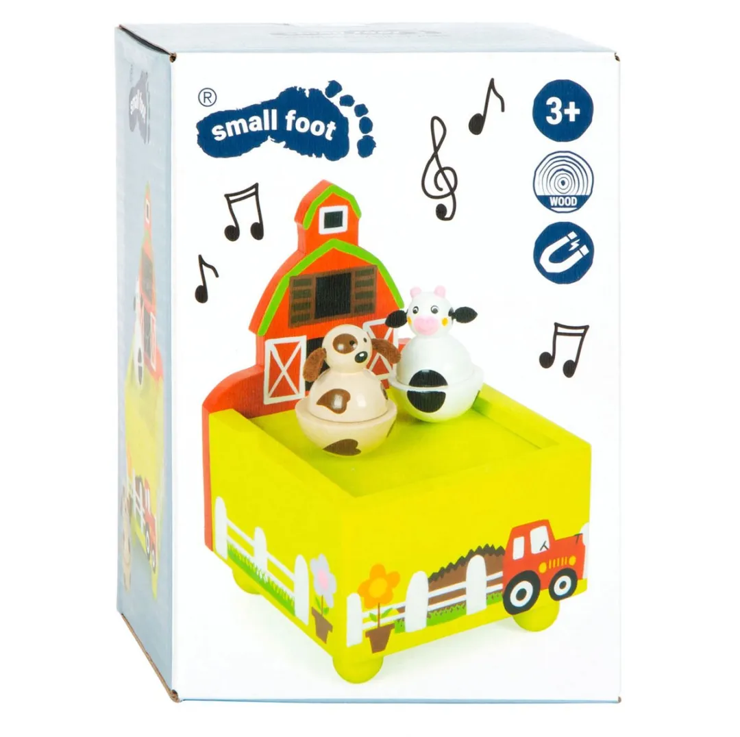 Small Foot Houten Muziekdoos Boerderij 11715 - Multicolor