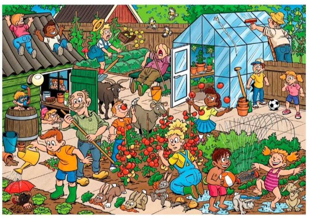 Goliath Puzzel That's Life Junior Moestuin 240 Stuks - Multi