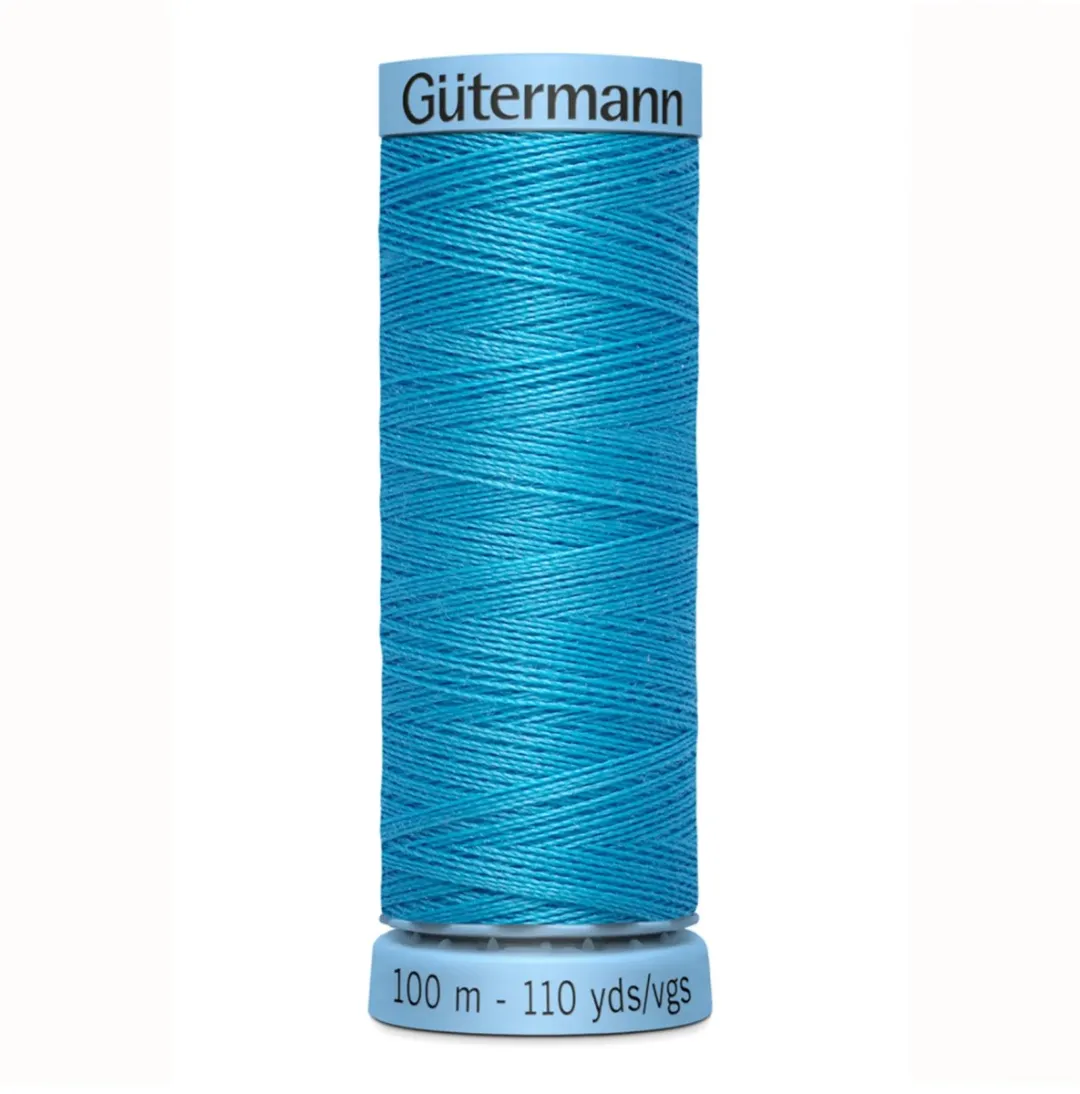 Gutermann Zijde Garen 100m - Kleur 197 Zwart/Grijs/Wit