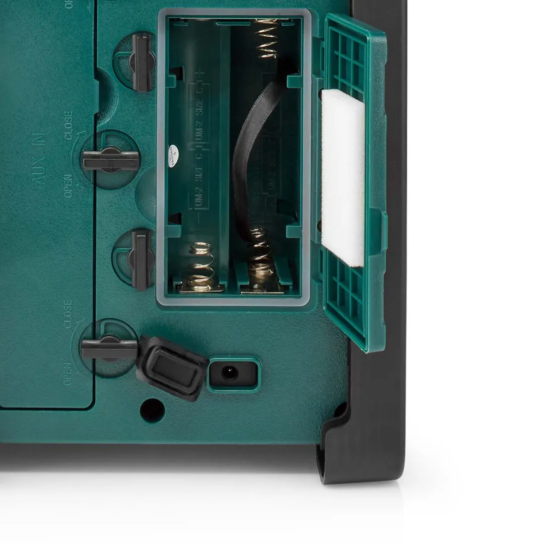 Nedis DAB+ Bouwradio - 15W - Groen/Zwart - afbeelding 6 van 6