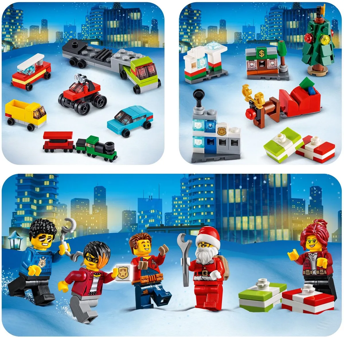 LEGO City Adventskalender 60268 - 342 Stukken - 5 Minifiguren - Multikleur