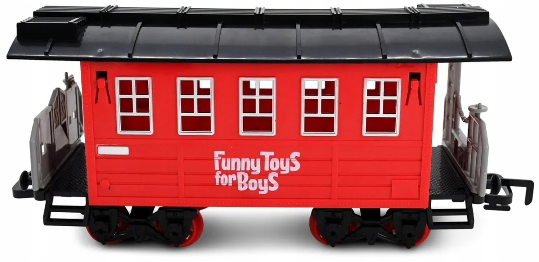 Grote elektrische treinset met LED en geluid - 3 rijtuigen