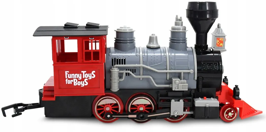 Grote elektrische treinset met LED en geluid - 3 rijtuigen