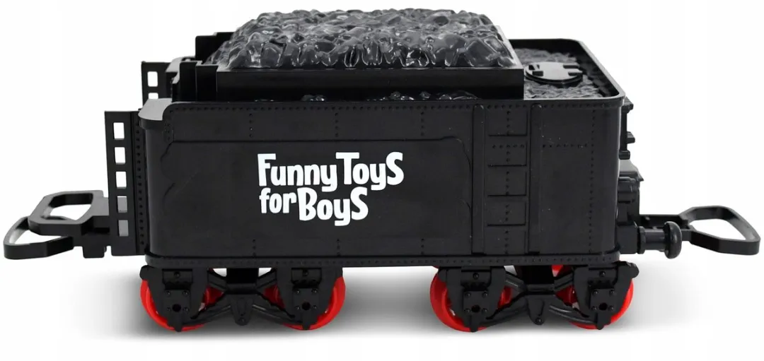 Grote elektrische treinset met LED en geluid - 3 rijtuigen