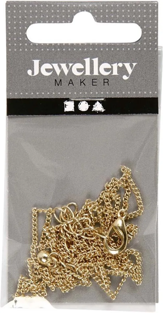 Creativ Company Ketting 1mm Goud 80cm