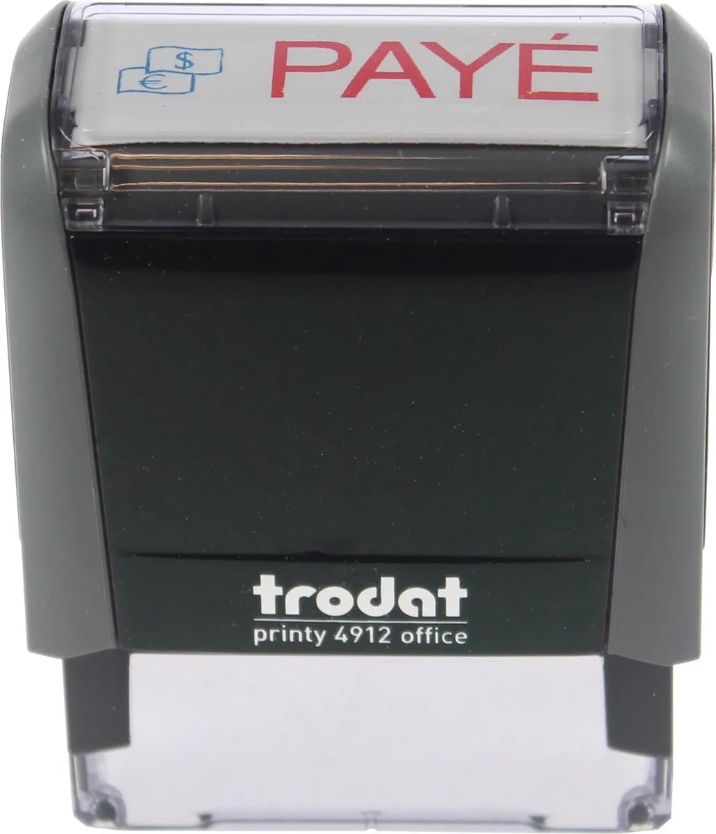 Trodat Office Printy Paye Stempel - Transparant