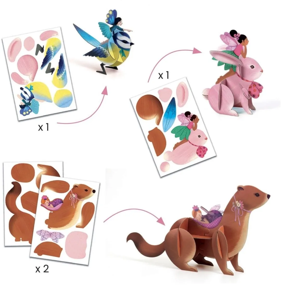 Djeco Fairy Box Knutselset - Meerkleurig - afbeelding 2 van 6