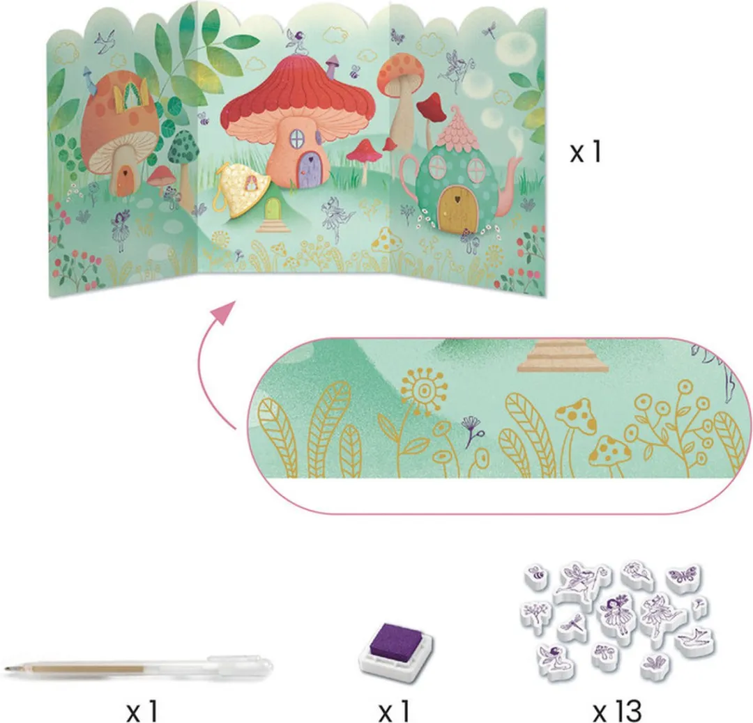 Djeco Fairy Box Knutselset - Meerkleurig - afbeelding 5 van 6