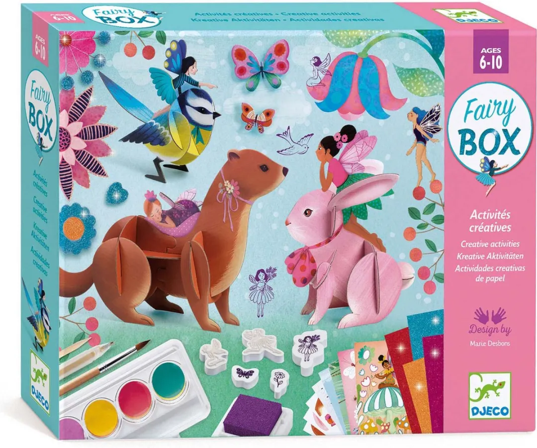 Djeco Fairy Box Knutselset - Meerkleurig - afbeelding 4 van 6