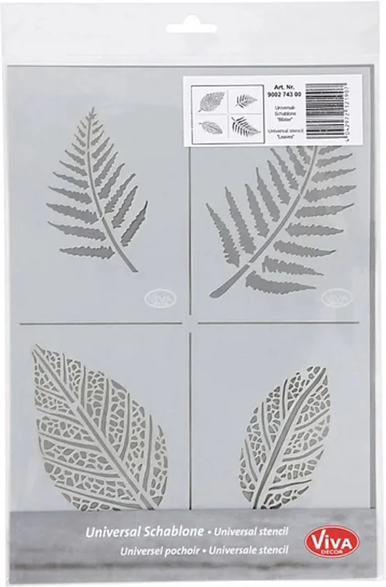 Viva Decor Bladeren Sjabloon A4 - 210x297mm