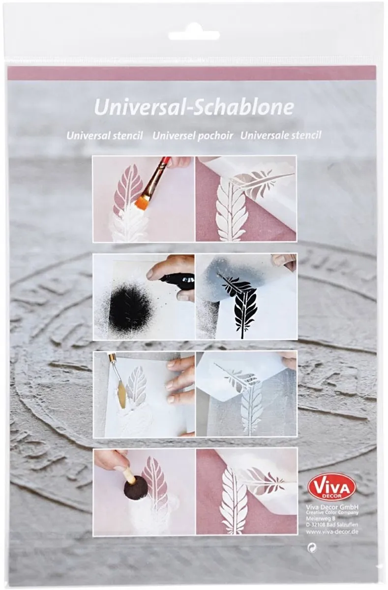 Viva Decor Bladeren Sjabloon A4 - 210x297mm