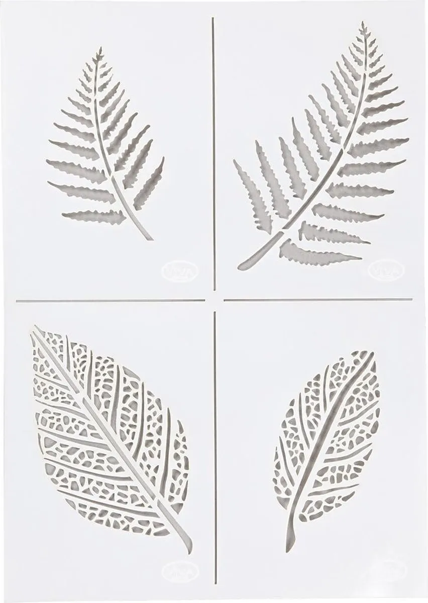 Viva Decor Bladeren Sjabloon A4 - 210x297mm