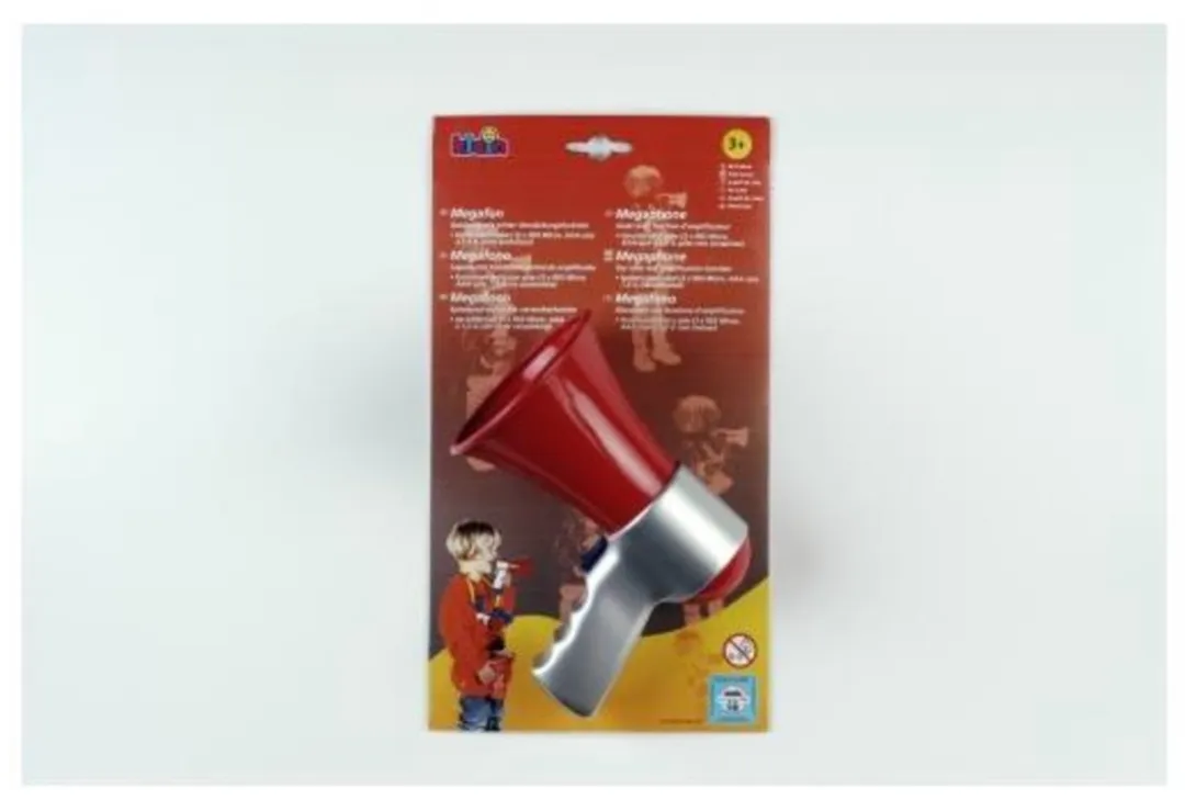 Klein Toys Brandweer Megafoon - Rood/Grijs - afbeelding 6 van 6